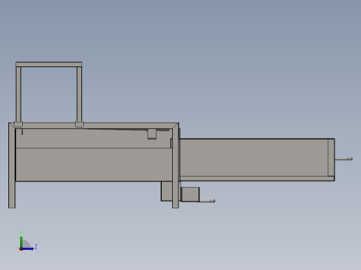 Churrasqueira烧烤架3D数模图纸 Solidworks设计 附x_t左视缩略图