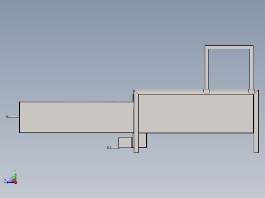 Churrasqueira烧烤架3D数模图纸 Solidworks设计 附x_t右视缩略图