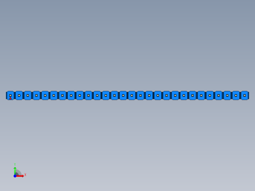 彩色公头100mil（2.54mm）系列-DS1021_blue_1x28p_100mil_Type43_rev1.0前视缩略图
