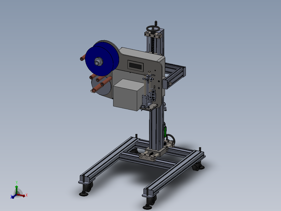 在线单体式即打即贴贴标机