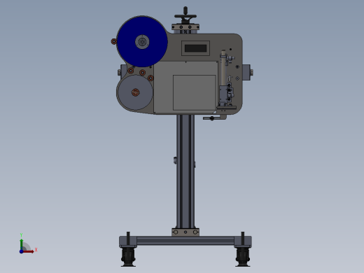 在线单体式即打即贴贴标机前视缩略图