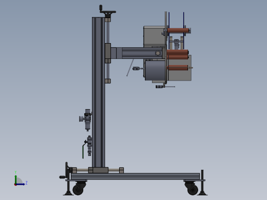 在线单体式即打即贴贴标机左视缩略图