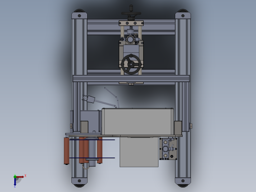 在线单体式即打即贴贴标机俯视缩略图