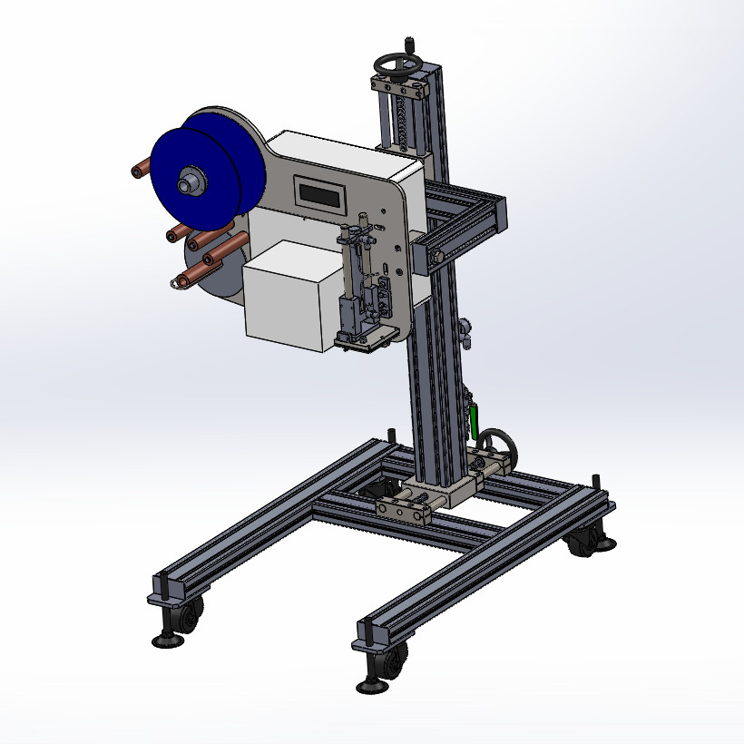 在线单体式即打即贴贴标机