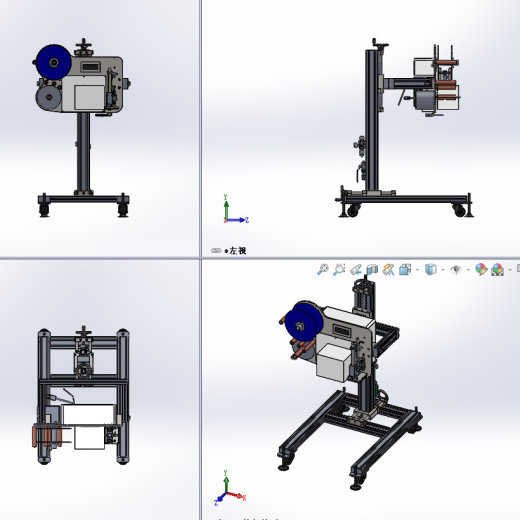 在线单体式即打即贴贴标机缩略图