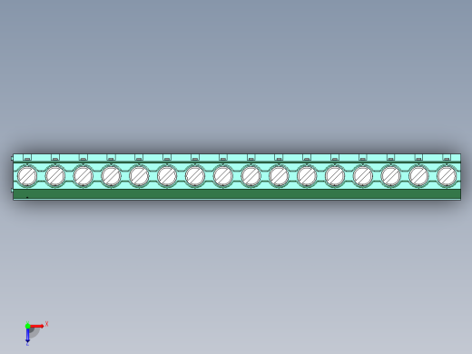 DEGSON DG636 系列 6.357.629.52mm 接线端子-DG636-7.62-16P-14-00AH俯视缩略图