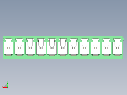 PCB Terminal Block 11 DEG381-3.5后视缩略图
