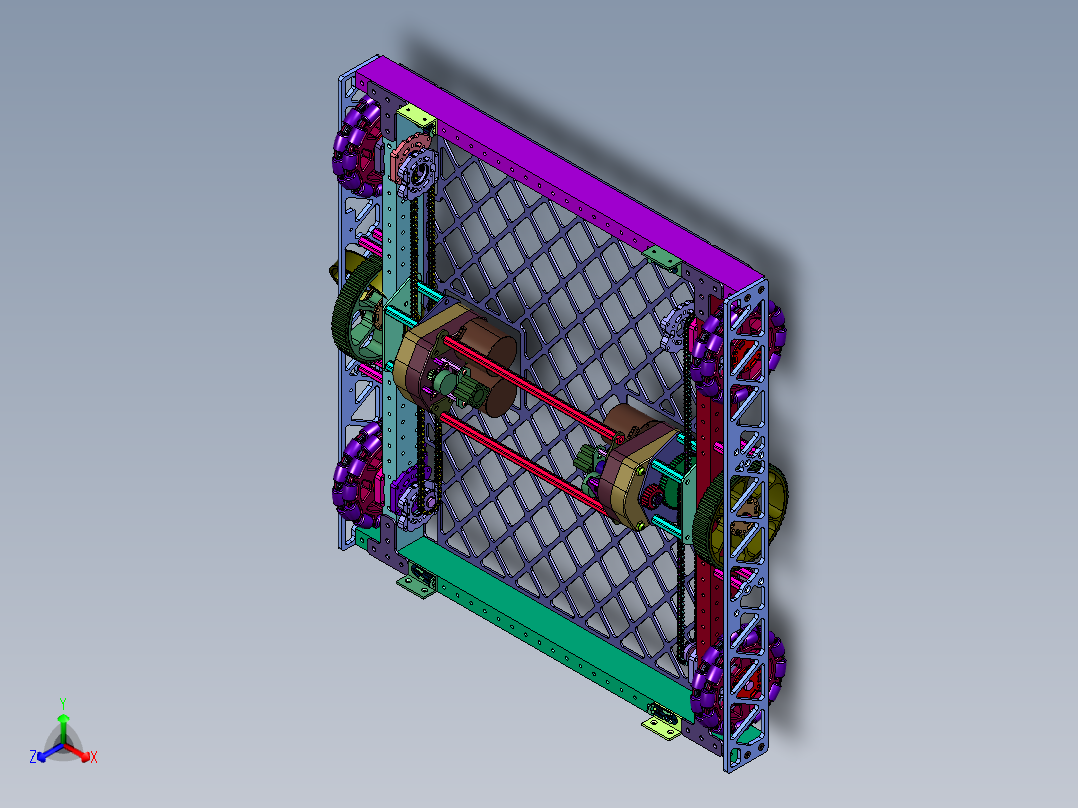 线控自动驾驶智能机器人移动平台