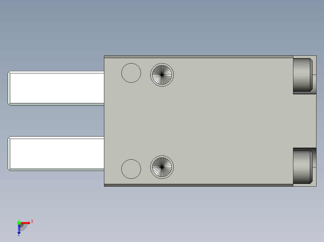 普通气爪PH09-12俯视图