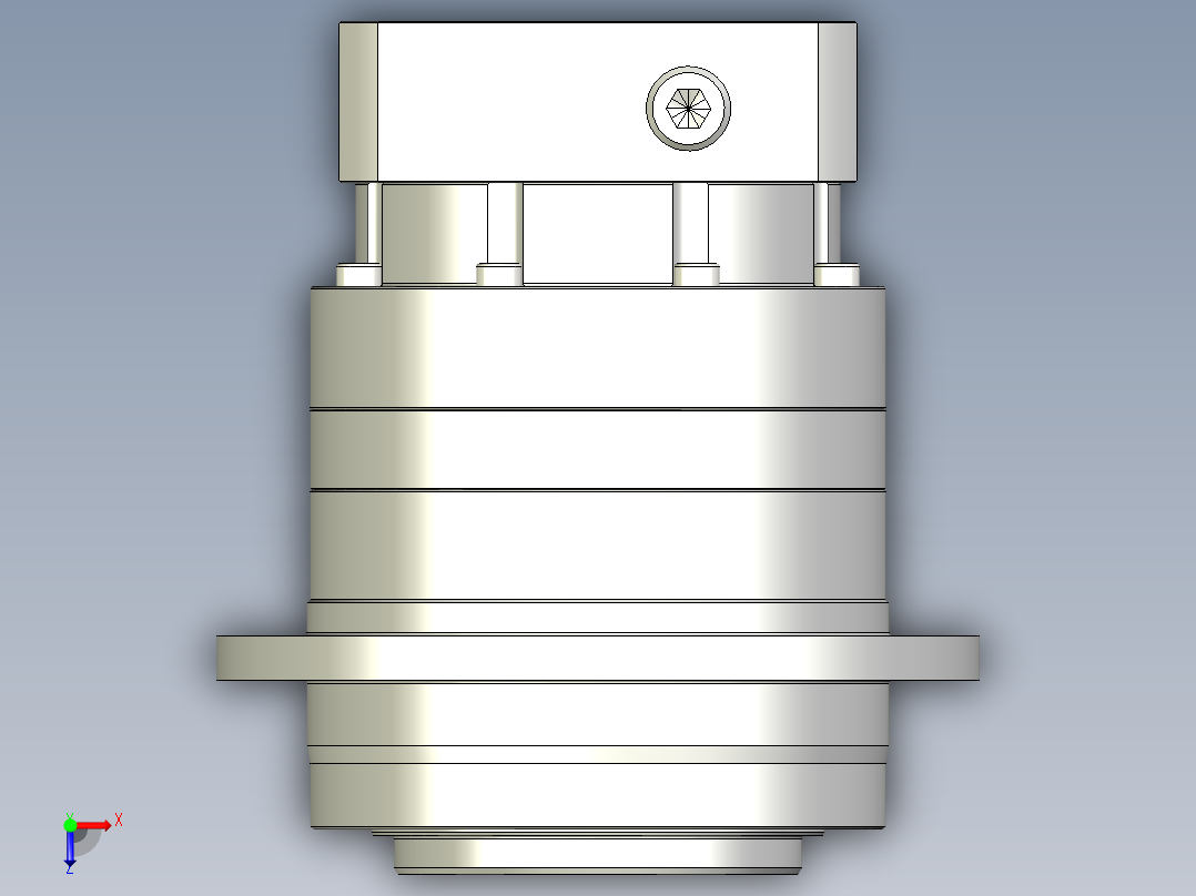多摩川行星减速机TD-090-L2-19DC19俯视图