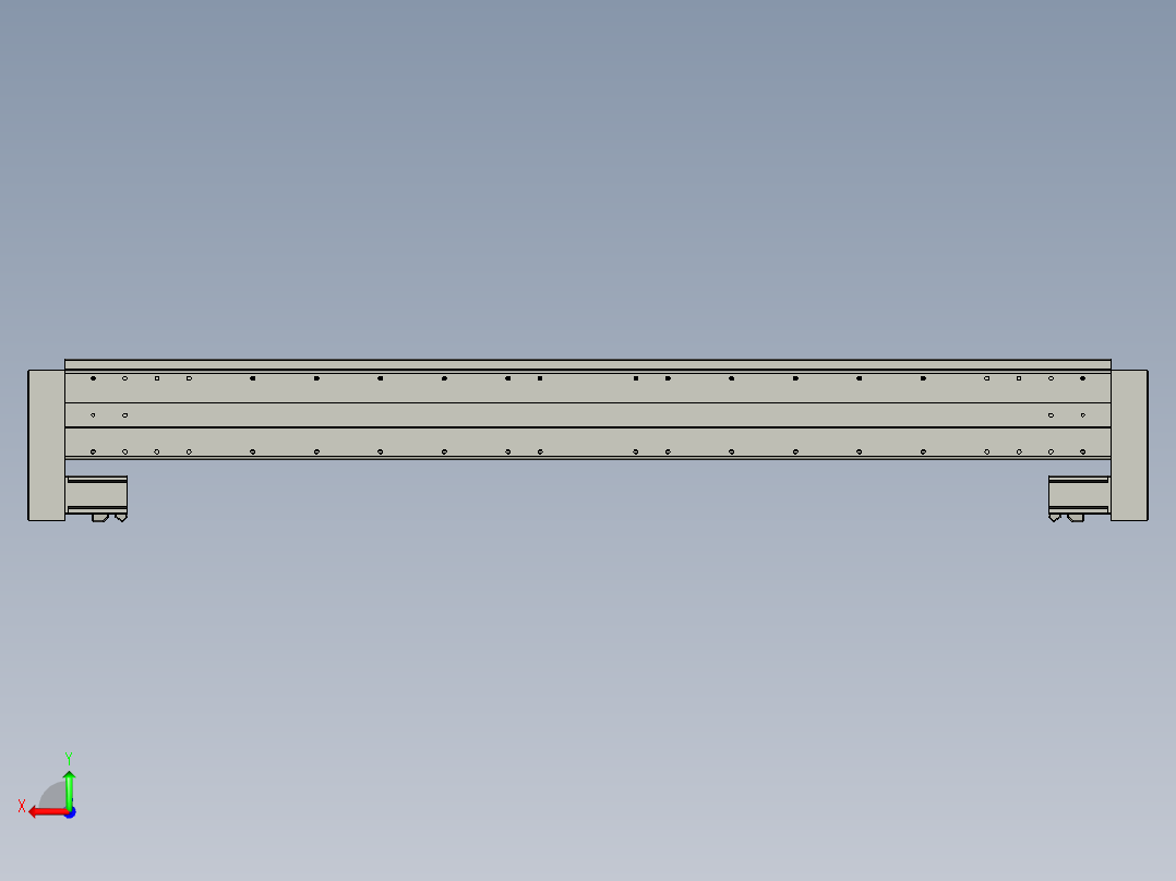 威洛博双电机滑台-VF14D2-S550-BLR-P40-C6后视图