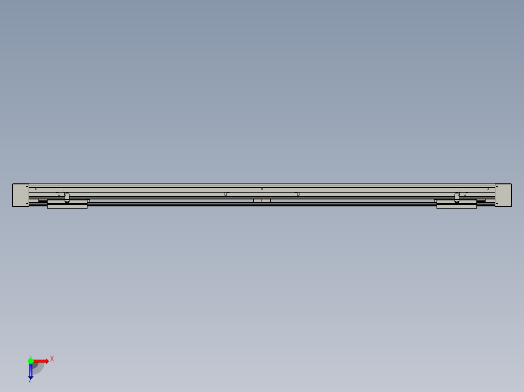 威洛博双电机滑台-VF14D2-S550-BLR-P40-C6俯视图