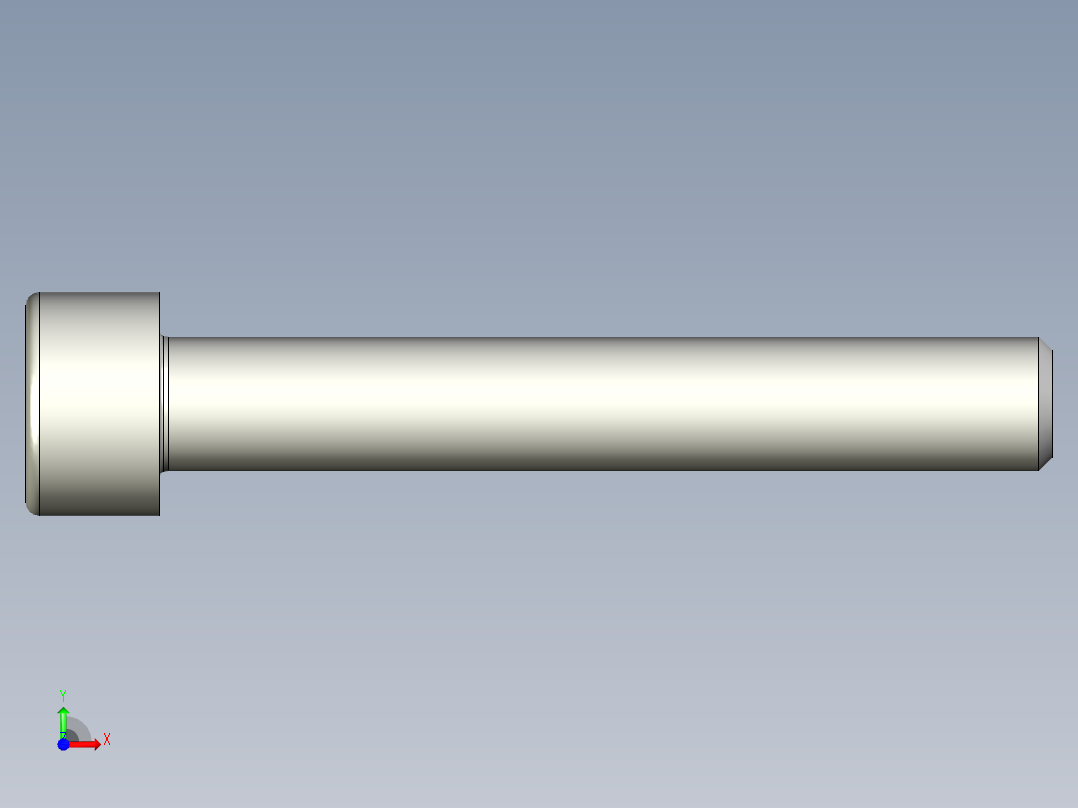 螺钉-DIN_912-M6x40.stp前视图
