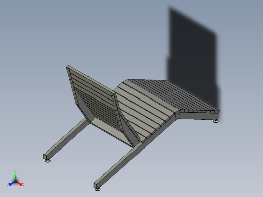 躺椅正等轴测缩略图