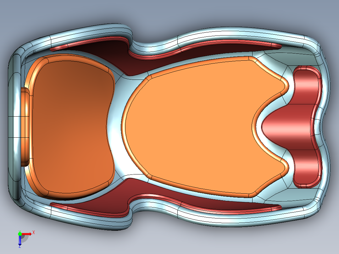 汽车座椅 (55)俯视图