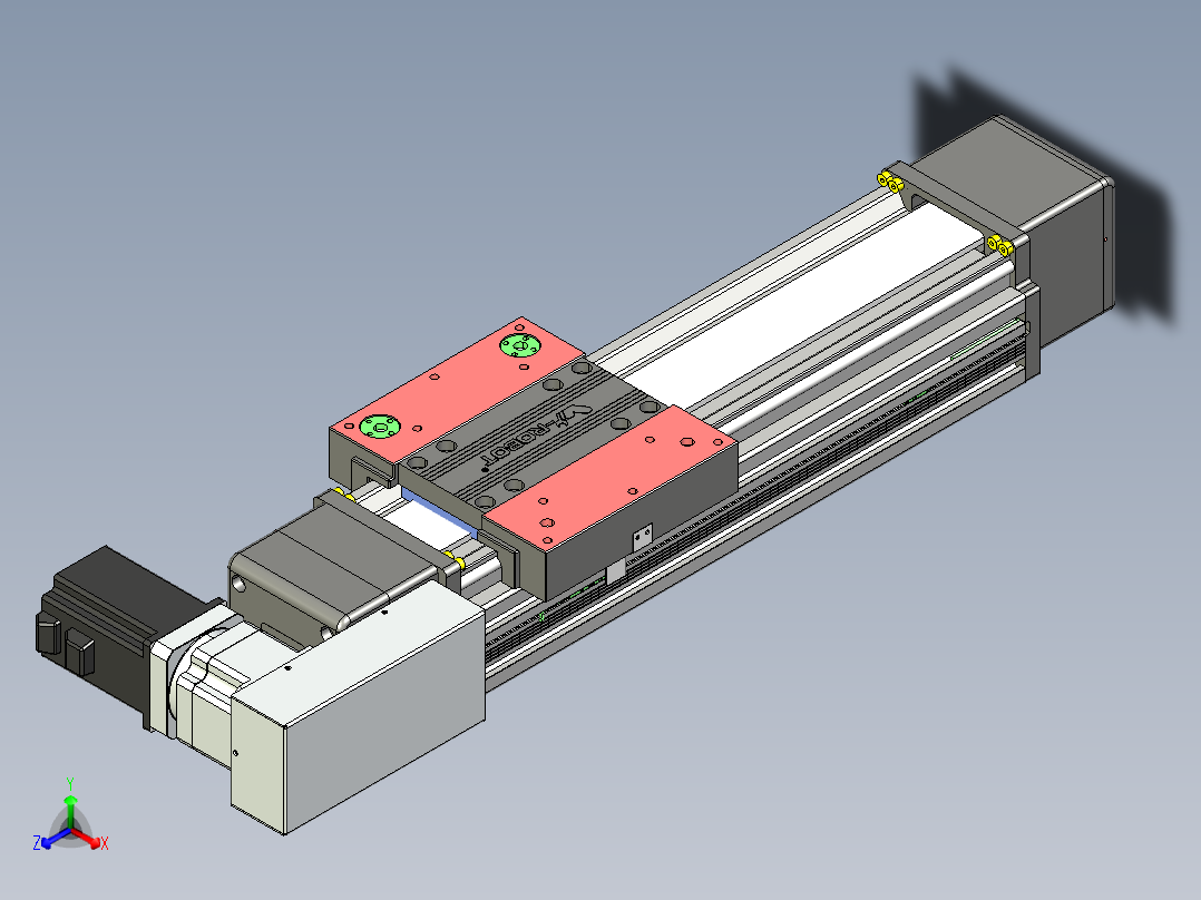 威洛博一般环境皮带-EB16-L200-S200-A1-ZP100-M3-L4正等轴测图