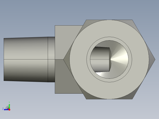 卡套式工业通用硬管接头8-4_cbu-s右视缩略图