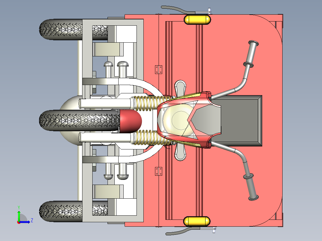 三轮车RAM货物--x_t左视图
