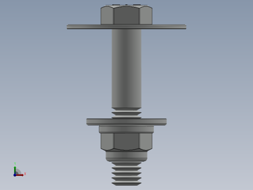 紧固件-0.3750 Bolt Hex前视缩略图