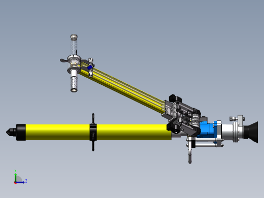 气动钻机左视缩略图