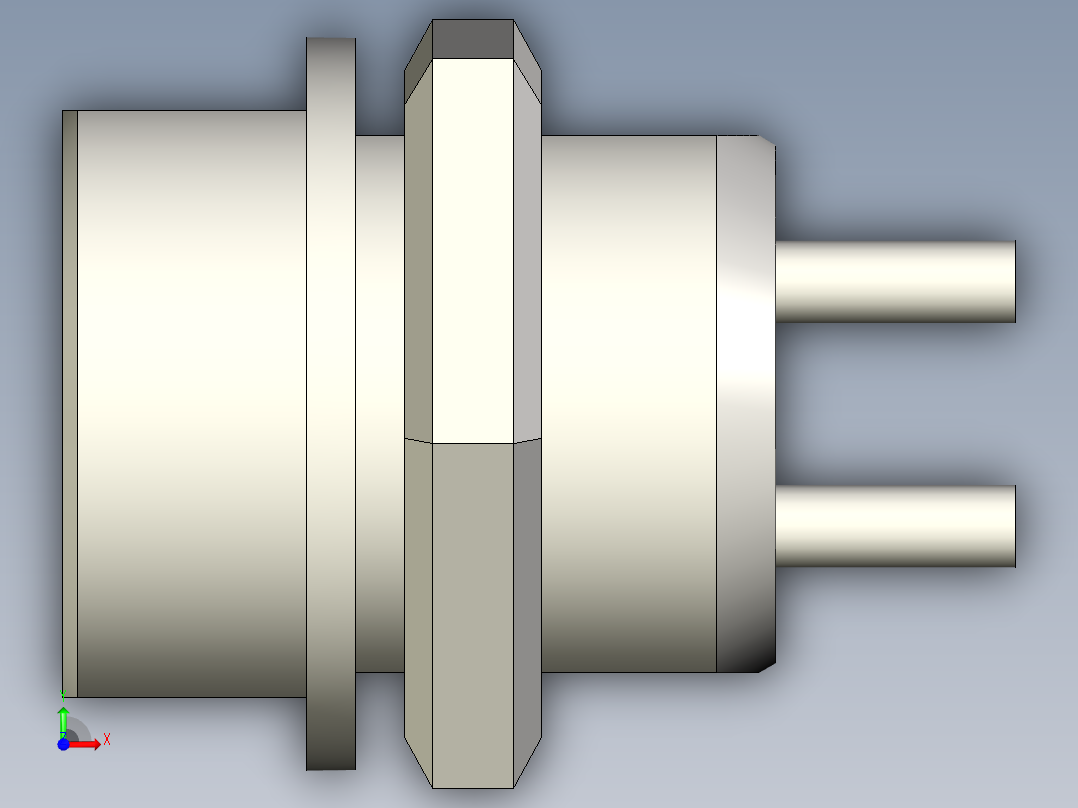 流行的2针圆形插件kls15-225-m12-stp-1.snapshot.3前视图