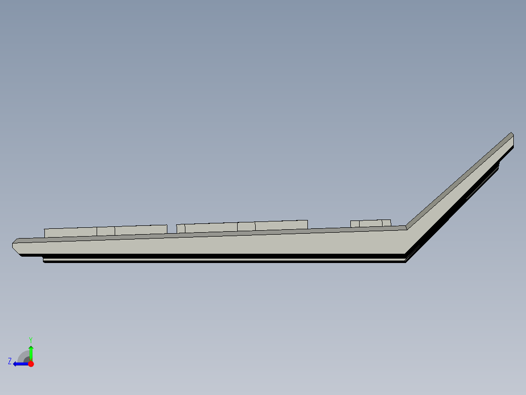 西铁城计算器右视图