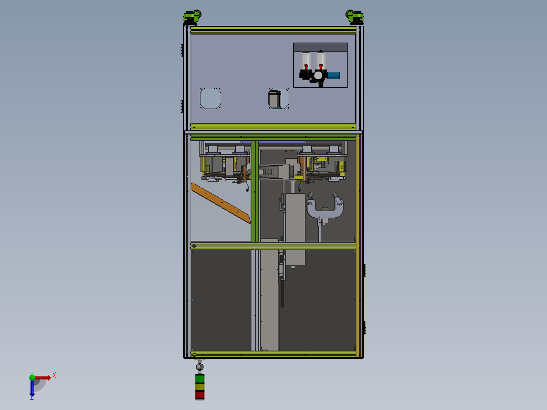遮阳板激光自动打码机sw2016可编辑俯视图