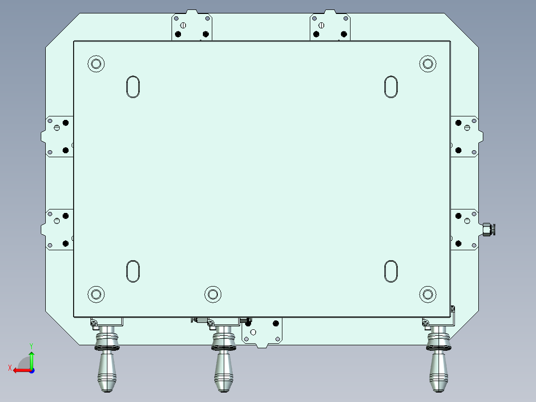 MCLG-C笔记本CNC工装夹具三维模型-cnc3后视图
