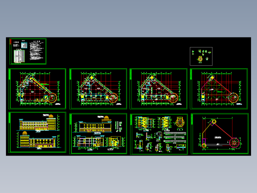 某小区会所设计结构建筑施工图