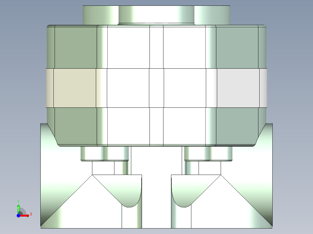 CB-FC20 25 32 40 50齿轮液压泵前视图