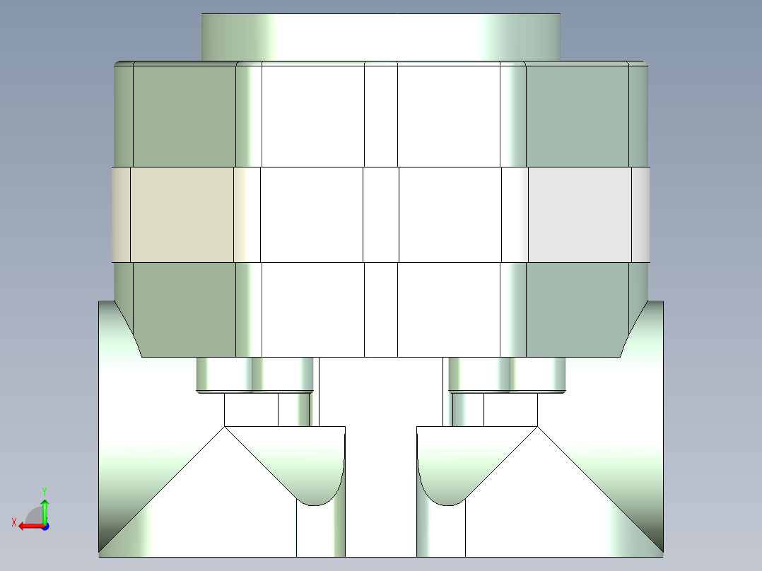 CB-FC20 25 32 40 50齿轮液压泵后视图