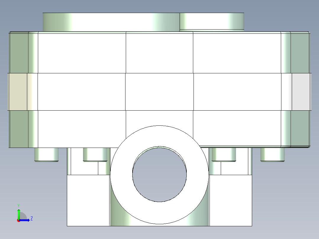 CB-FC20 25 32 40 50齿轮液压泵左视图