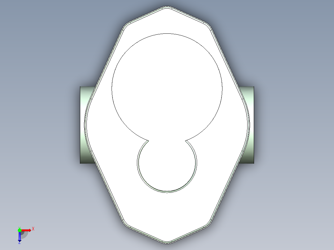 CB-FC20 25 32 40 50齿轮液压泵俯视图