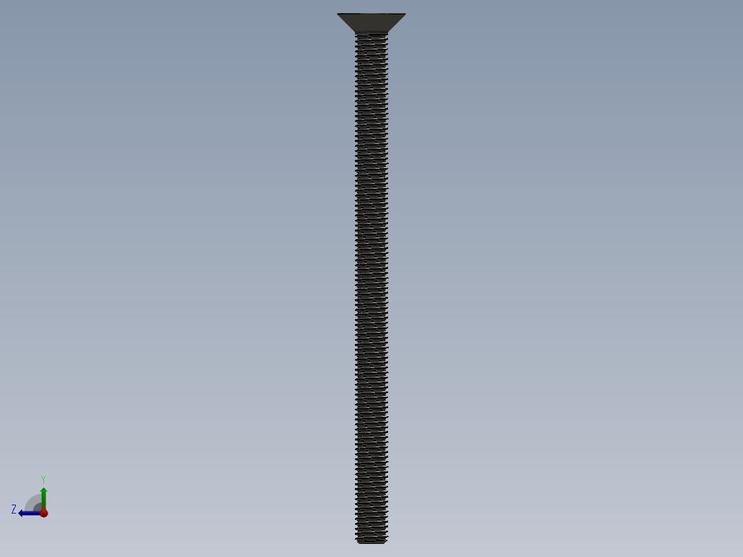 Screw_ISO_10642_M10x160_A2.SLDPRT右视图