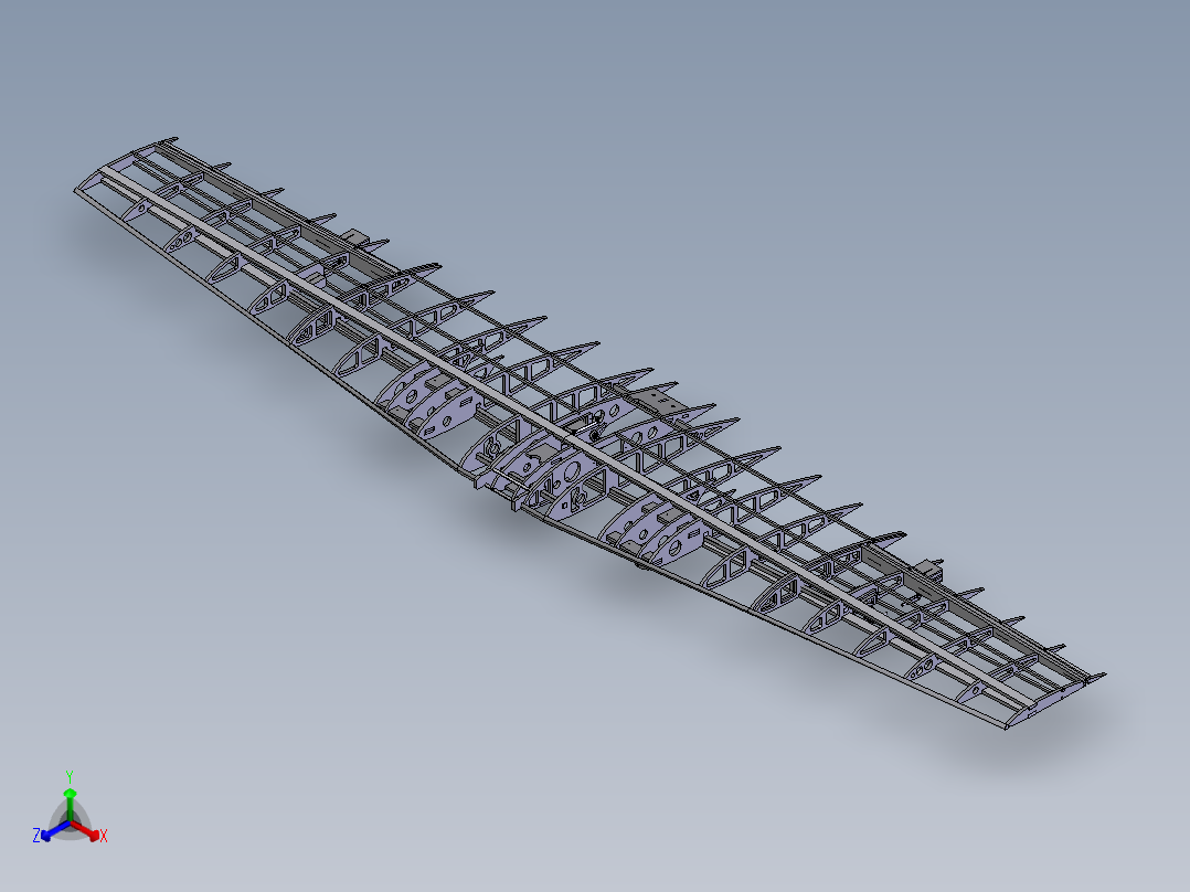 机翼正等轴测图