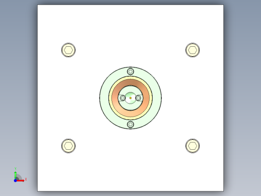 苹果耳机下外壳模具前视缩略图