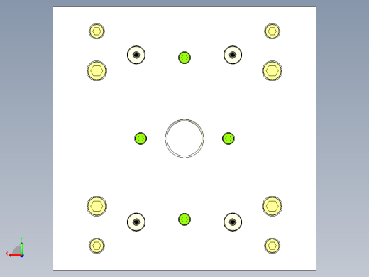 苹果耳机下外壳模具后视缩略图