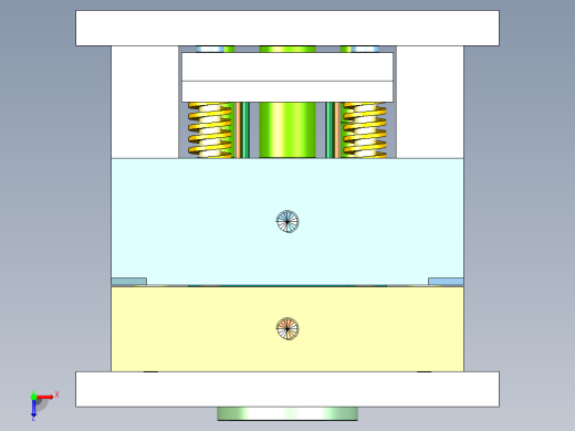 苹果耳机下外壳模具俯视缩略图