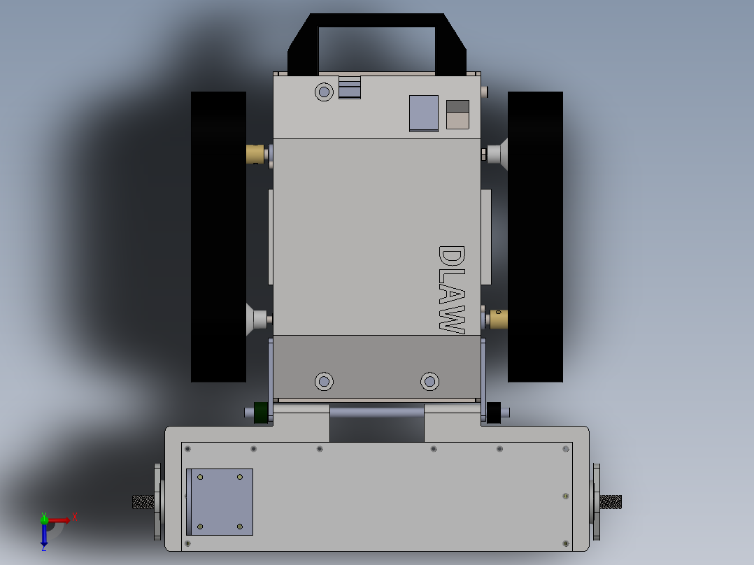 AGV小车、AGV俯视图