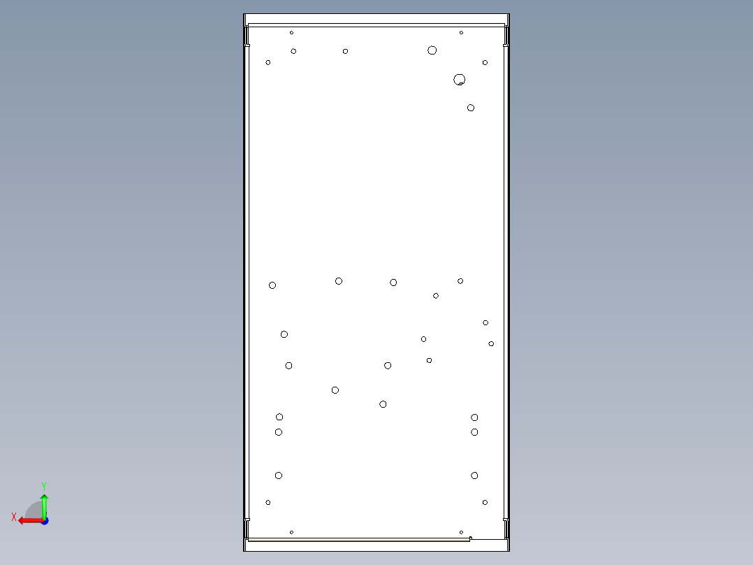 冷却器柜12后视图