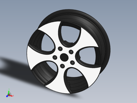 大众高尔夫4 17英寸轮圈