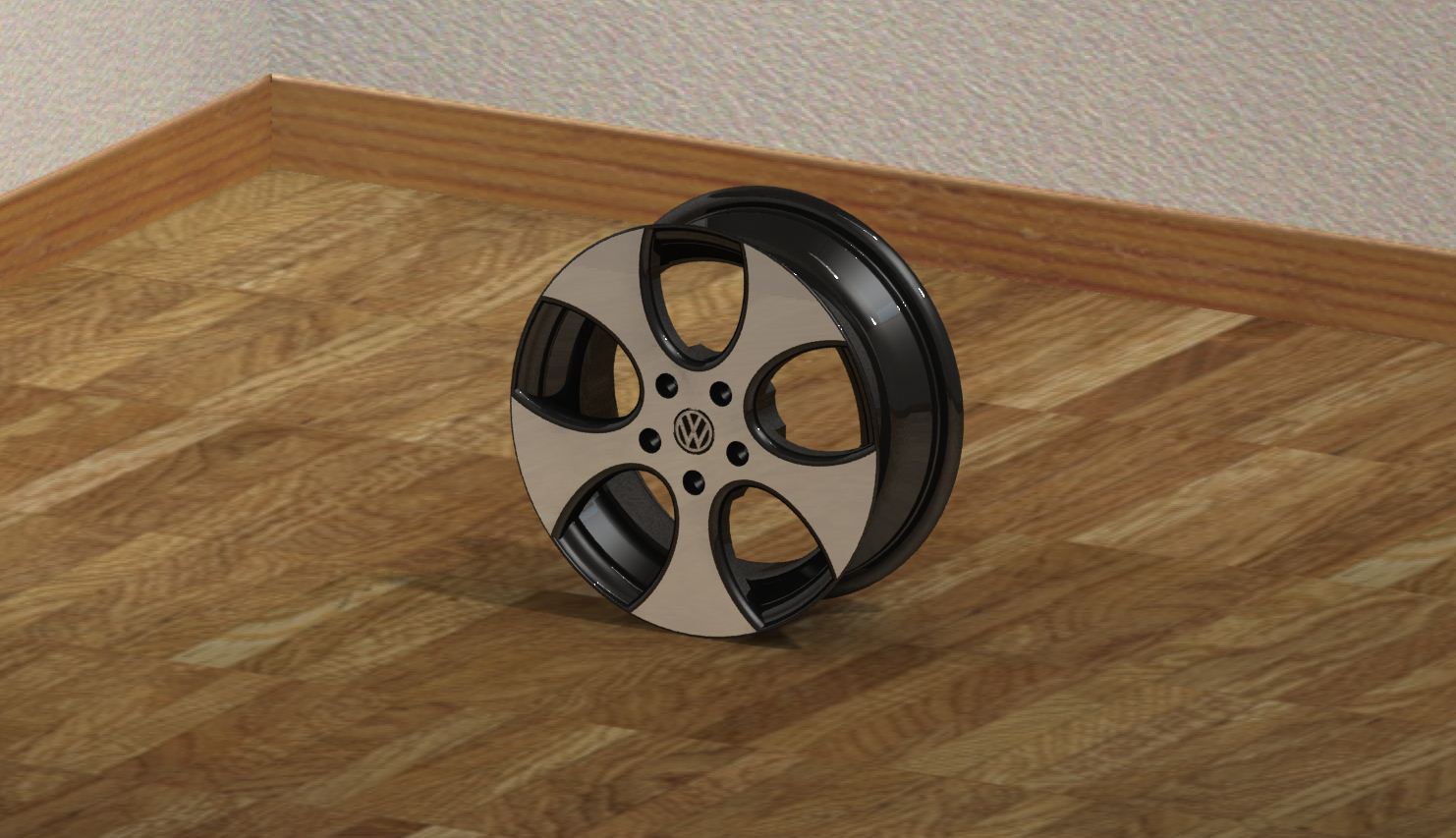 大众高尔夫4 17英寸轮圈