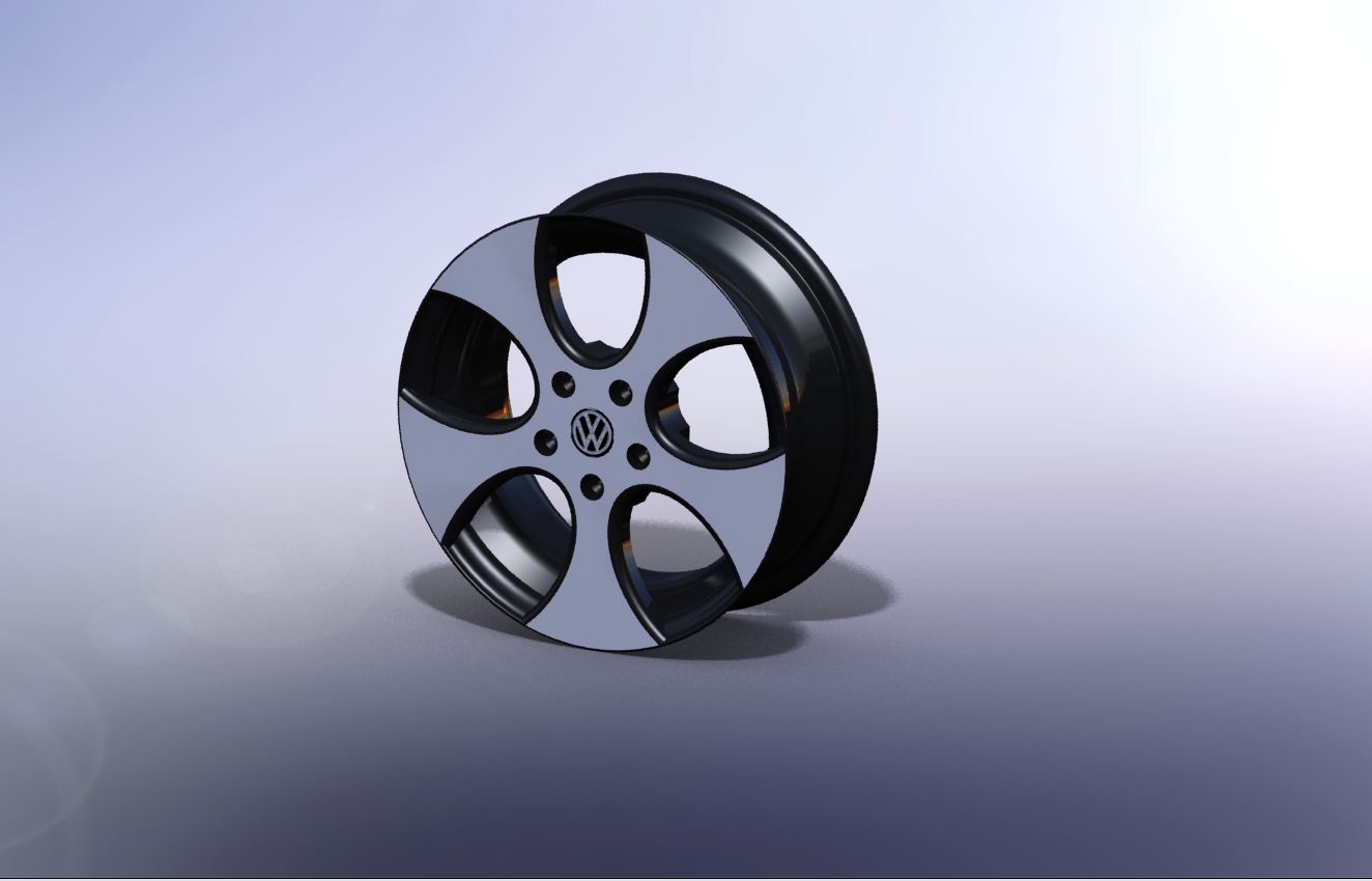 大众高尔夫4 17英寸轮圈