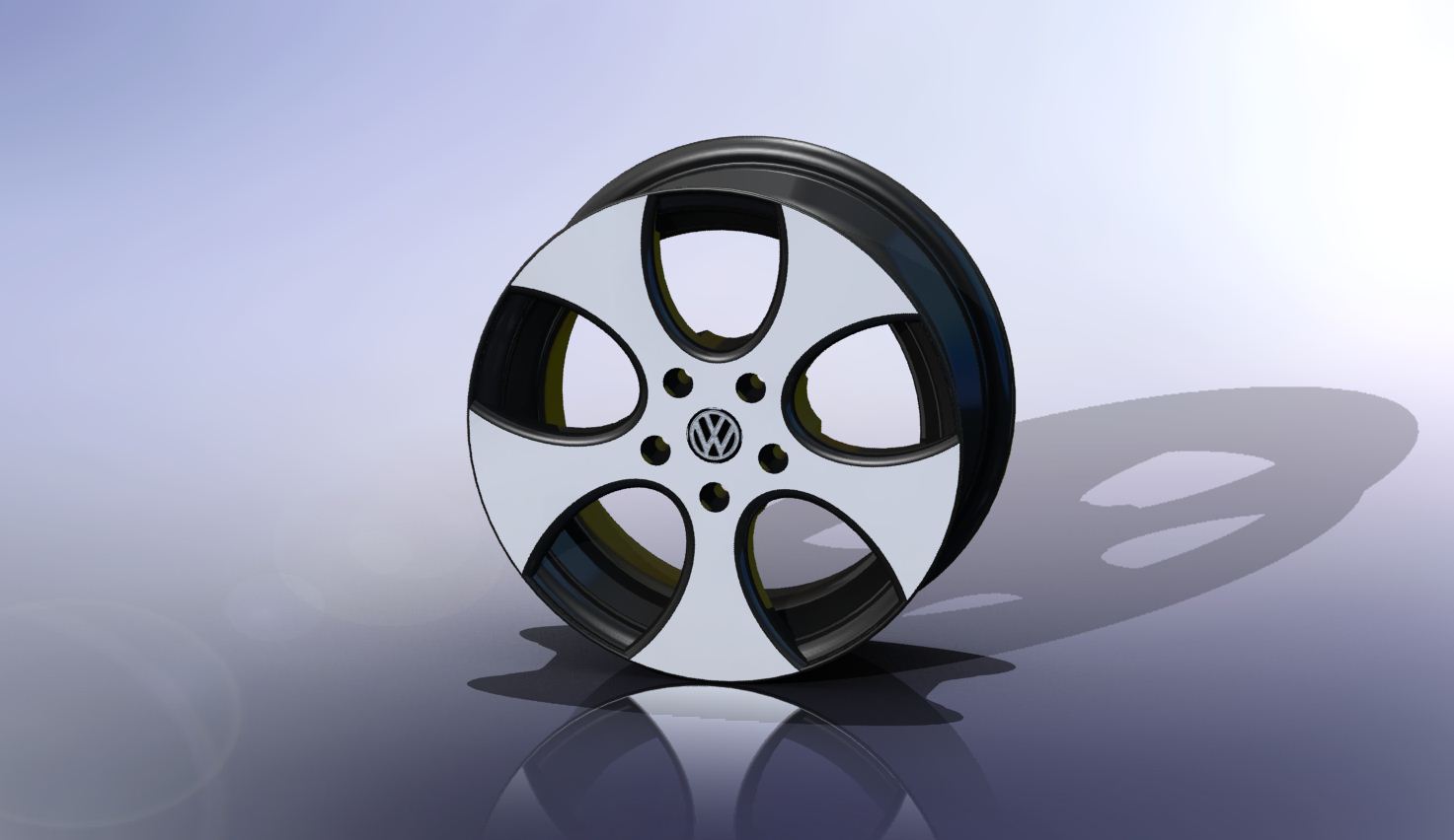 大众高尔夫4 17英寸轮圈