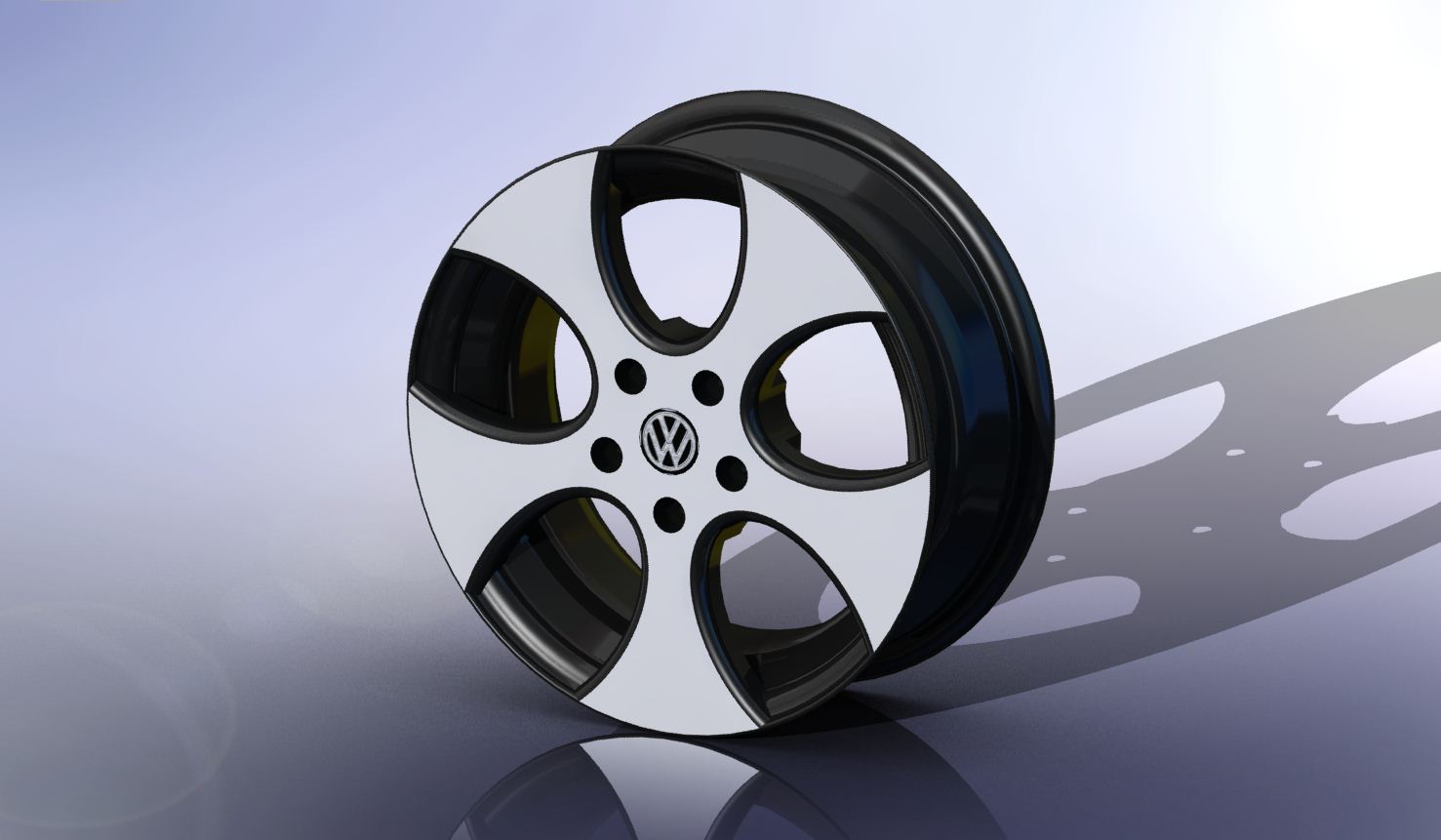 大众高尔夫4 17英寸轮圈