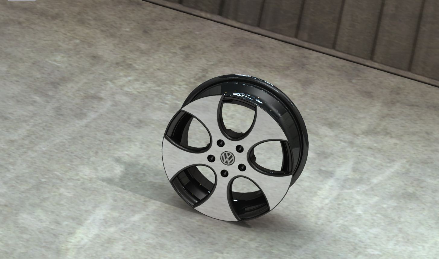 大众高尔夫4 17英寸轮圈