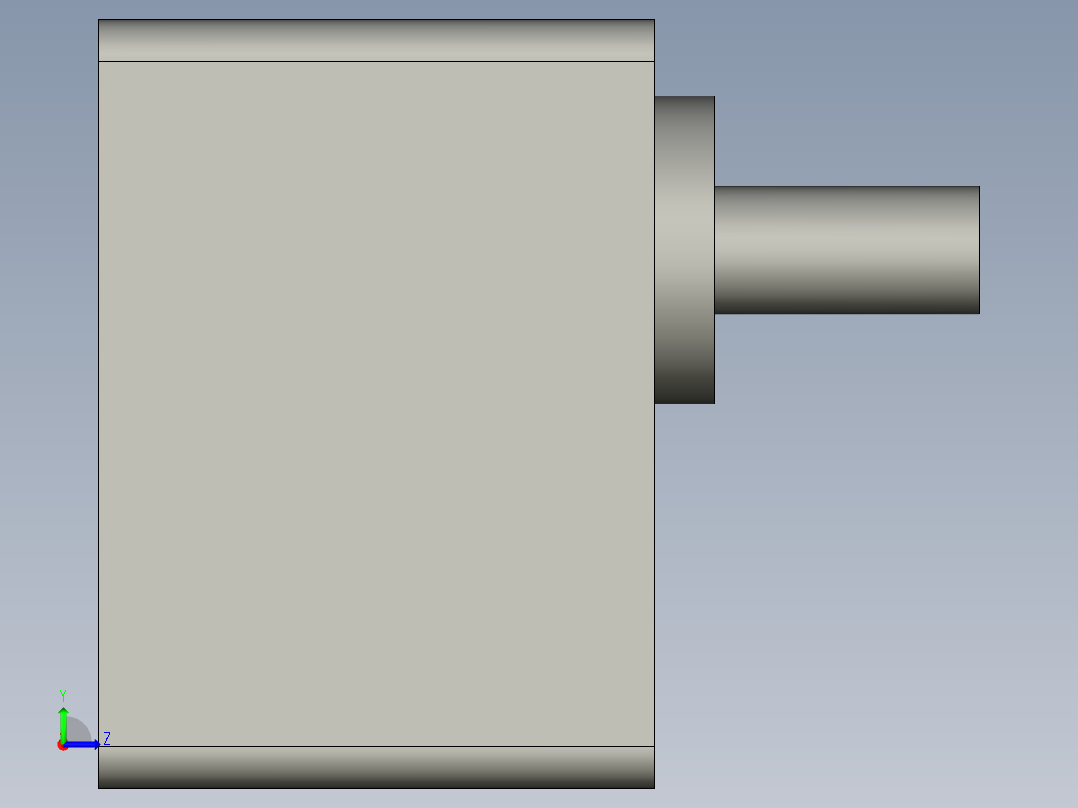 5GN牙箱90120W左视图