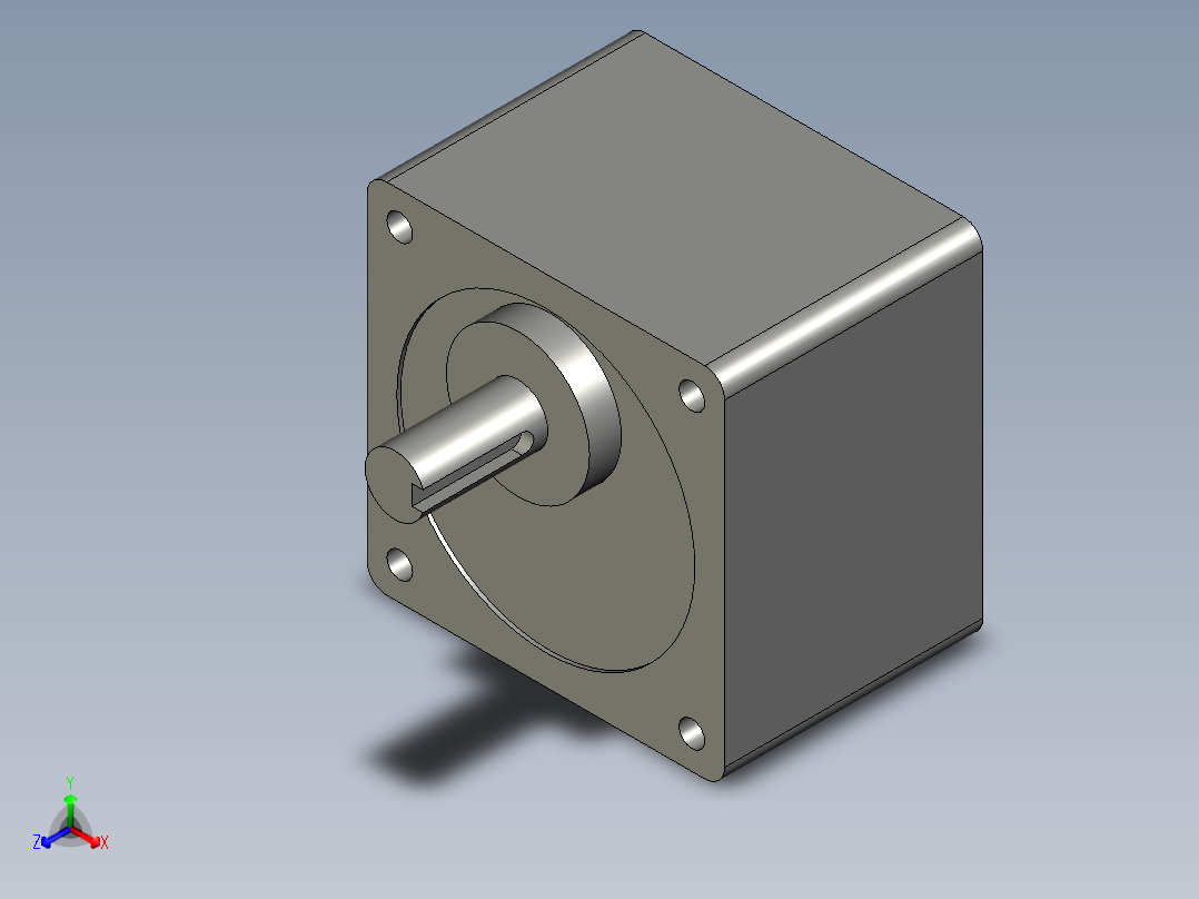 5GN牙箱90120W正等轴测图
