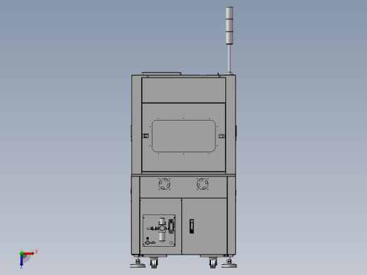 SMT在线式自动贴二维码机（手机PCB板贴条码设备）俯视缩略图