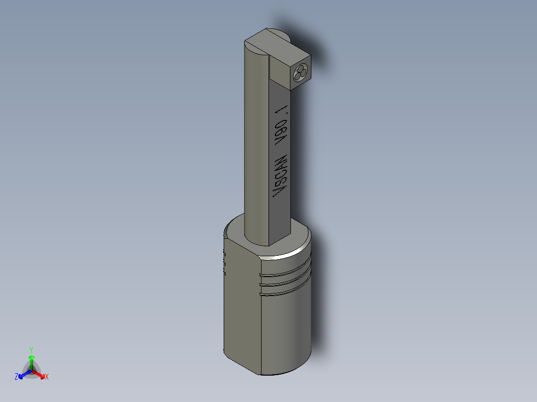 标准三芯垂直式探头